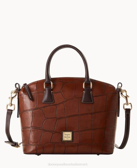 Dooney & Bourke denison kuppeltaske JV0J762 poser cognac