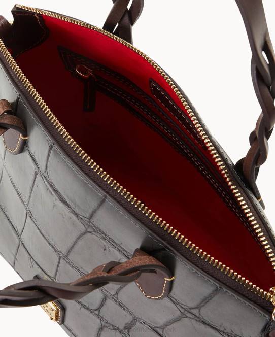 Dooney & Bourke denison lille heidi taske JV0J669 poser røg grå