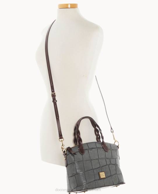 Dooney & Bourke denison lille heidi taske JV0J669 poser røg grå