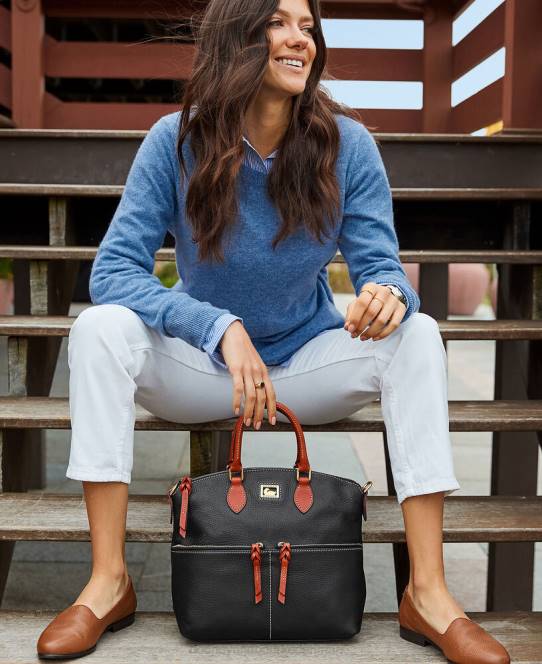 Dooney & Bourke dillen dobbelt lommetaske JV0J132 poser sort