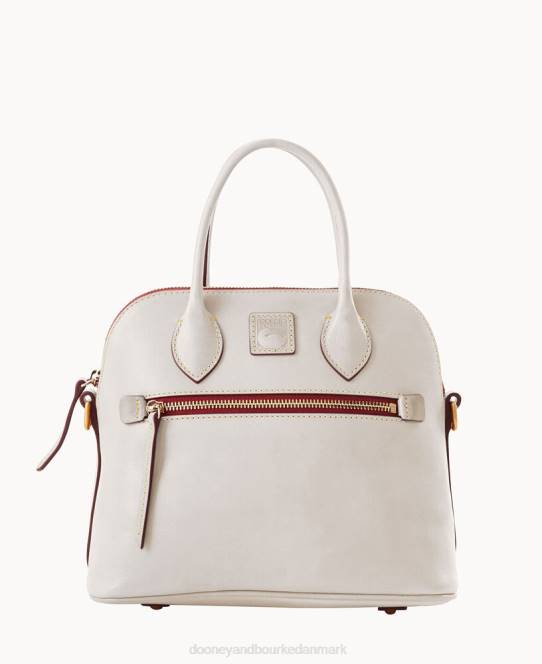 Dooney & Bourke florentinsk kuppeltaske JV0J1596 poser ecru