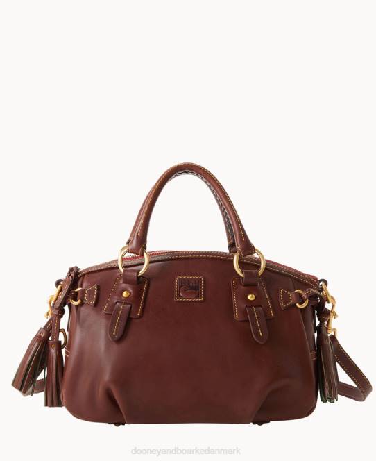 Dooney & Bourke florentinsk medium posttaske JV0J797 poser kastanje