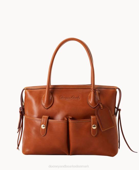 Dooney & Bourke florentinsk mellem øst vest taske JV0J209 poser naturlig