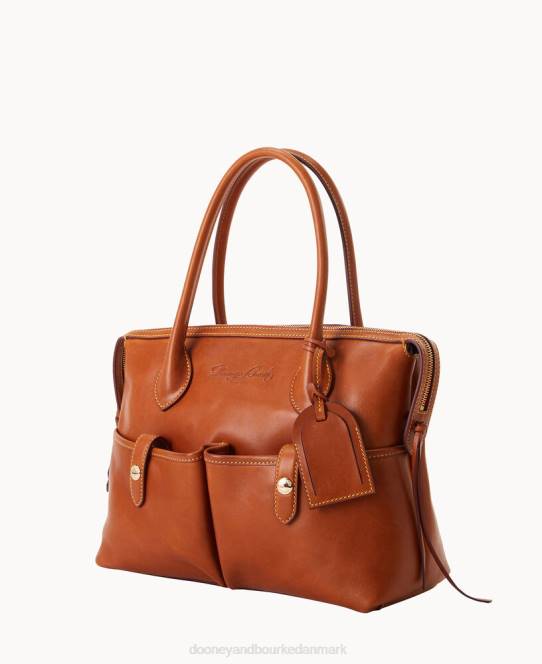 Dooney & Bourke florentinsk mellem øst vest taske JV0J209 poser naturlig