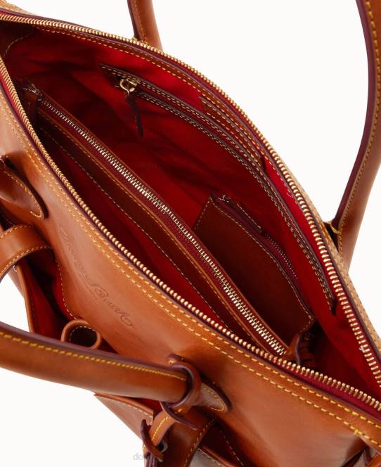 Dooney & Bourke florentinsk mellem øst vest taske JV0J209 poser naturlig