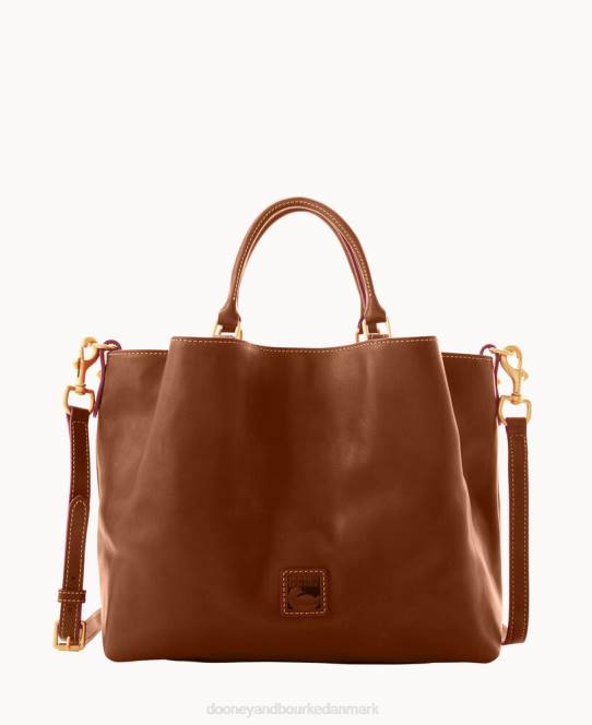 Dooney & Bourke florentinsk stor barlow JV0J410 poser kastanje