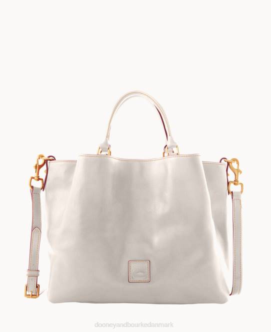 Dooney & Bourke florentinsk stor barlow JV0J411 poser ecru