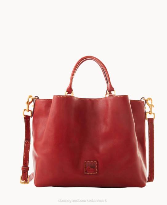 Dooney & Bourke florentinsk stor barlow JV0J414 poser rød