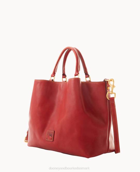 Dooney & Bourke florentinsk stor barlow JV0J414 poser rød