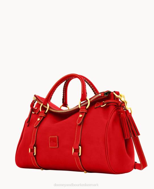 Dooney & Bourke florentinsk stor taske JV0J28 poser rød