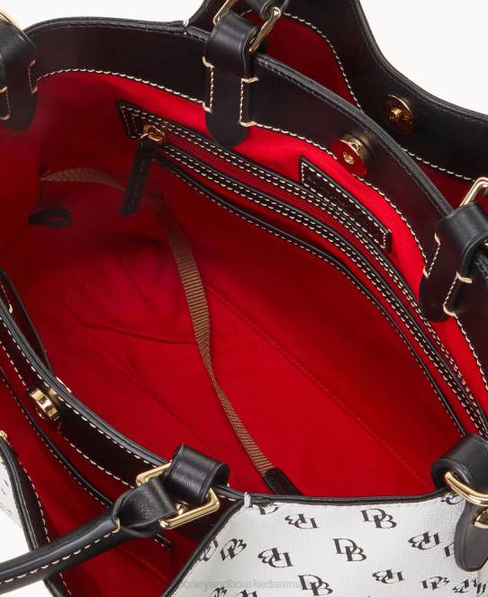 Dooney & Bourke gretta brenna JV0J49 poser hvid sort