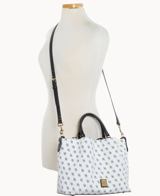Dooney & Bourke gretta brenna JV0J49 poser hvid sort