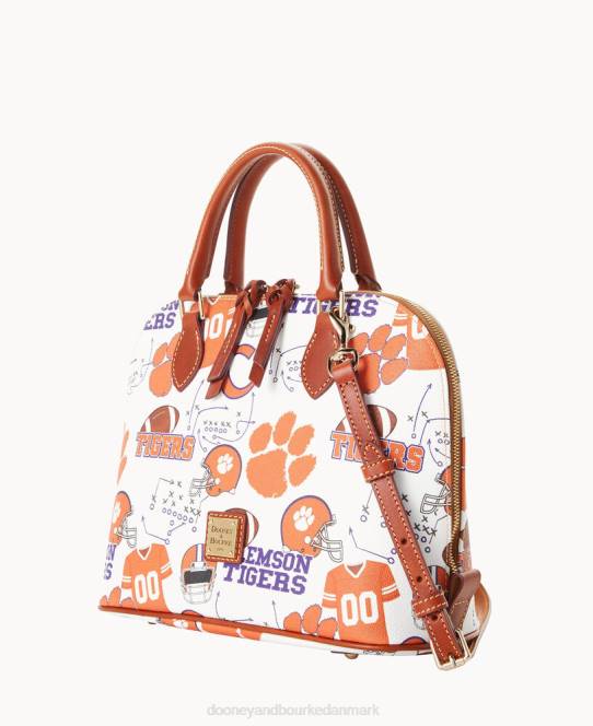 Dooney & Bourke kollegial lynlåstaske med lynlås JV0J285 poser Clemson