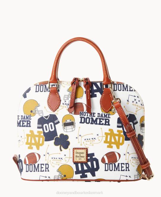 Dooney & Bourke kollegial lynlåstaske med lynlås JV0J323 poser Notre Dame