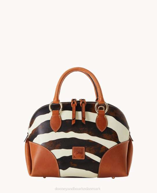 Dooney & Bourke kuppeltaske i læder JV0J646 poser zebra