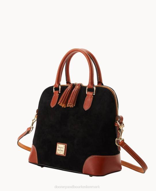 Dooney & Bourke kuppeltaske i ruskind JV0J647 poser sort
