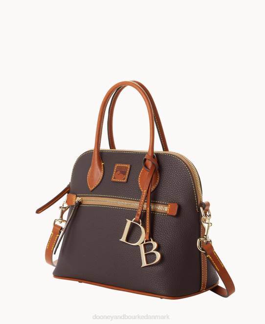 Dooney & Bourke kuppeltaske med småsten JV0J13 poser brun tmoro