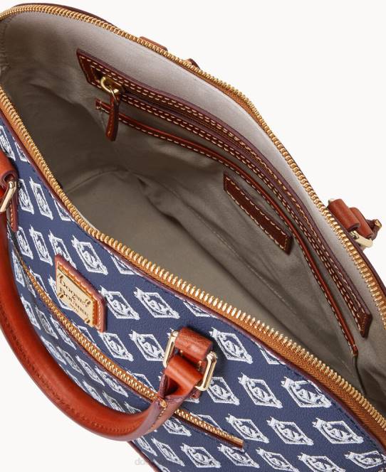 Dooney & Bourke mlb kuppeltaske med lynlås JV0J290 poser stråler
