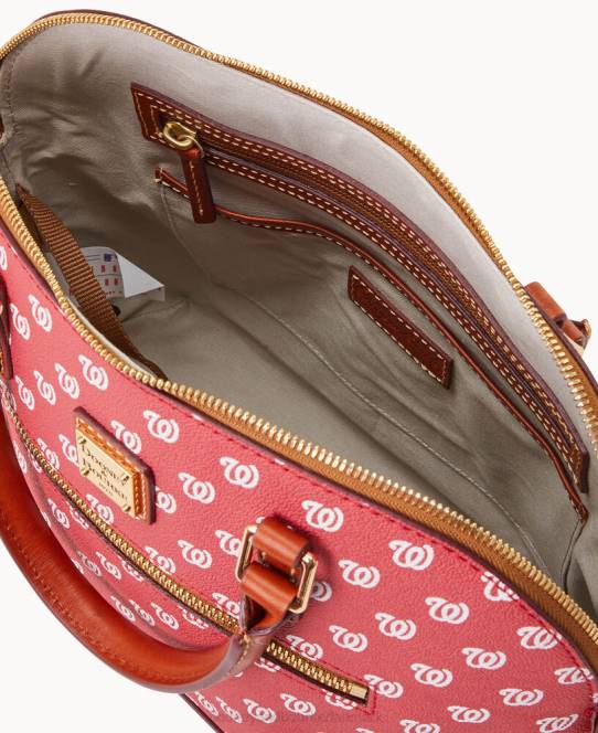 Dooney & Bourke mlb kuppeltaske med lynlås JV0J303 poser statsborgere