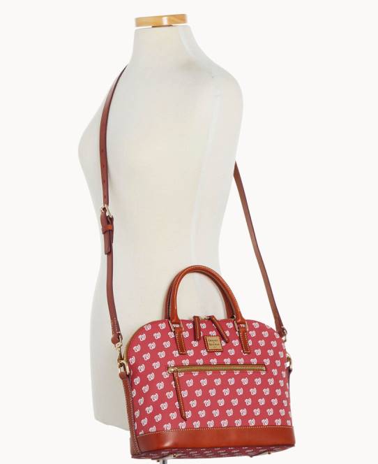 Dooney & Bourke mlb kuppeltaske med lynlås JV0J303 poser statsborgere