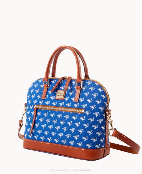 Dooney & Bourke mlb kuppeltaske med lynlås JV0J460 poser blåjaks