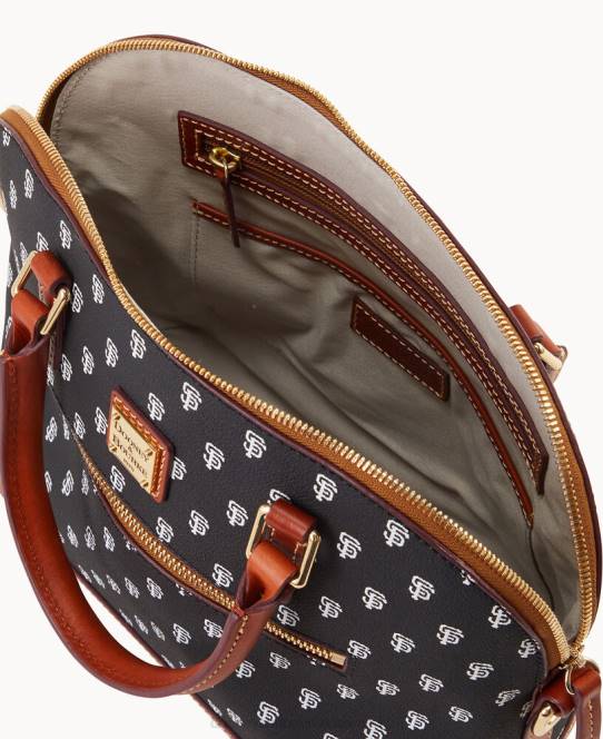 Dooney & Bourke mlb kuppeltaske med lynlås JV0J464 poser kæmper