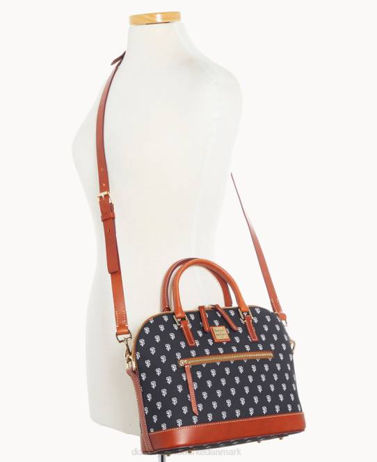 Dooney & Bourke mlb kuppeltaske med lynlås JV0J464 poser kæmper