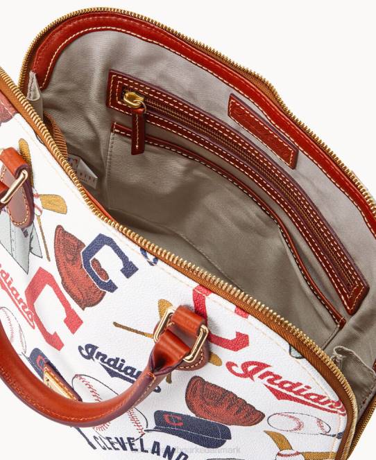 Dooney & Bourke mlb lynlåstaske med lynlås JV0J294 poser indianere