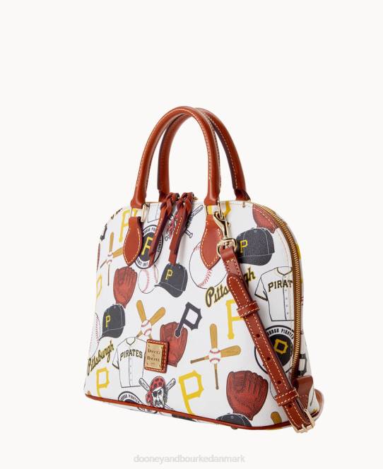 Dooney & Bourke mlb lynlåstaske med lynlås JV0J304 poser pirater