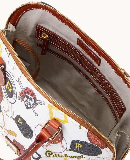 Dooney & Bourke mlb lynlåstaske med lynlås JV0J304 poser pirater