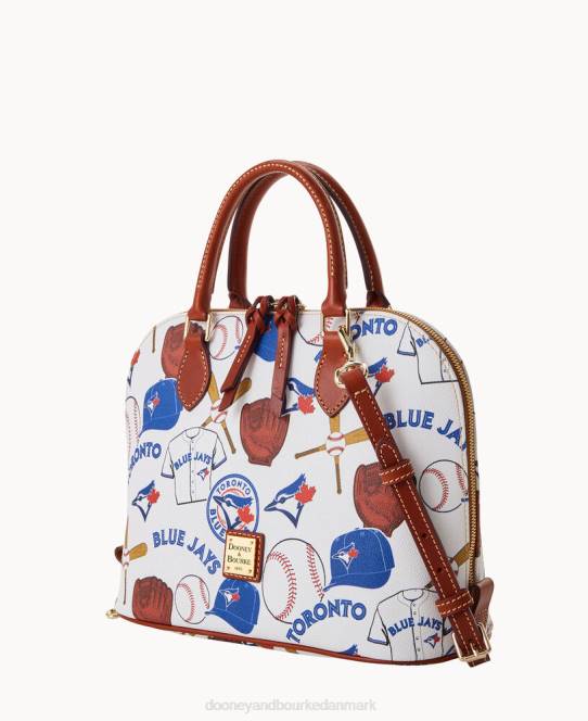 Dooney & Bourke mlb lynlåstaske med lynlås JV0J307 poser blåjaks