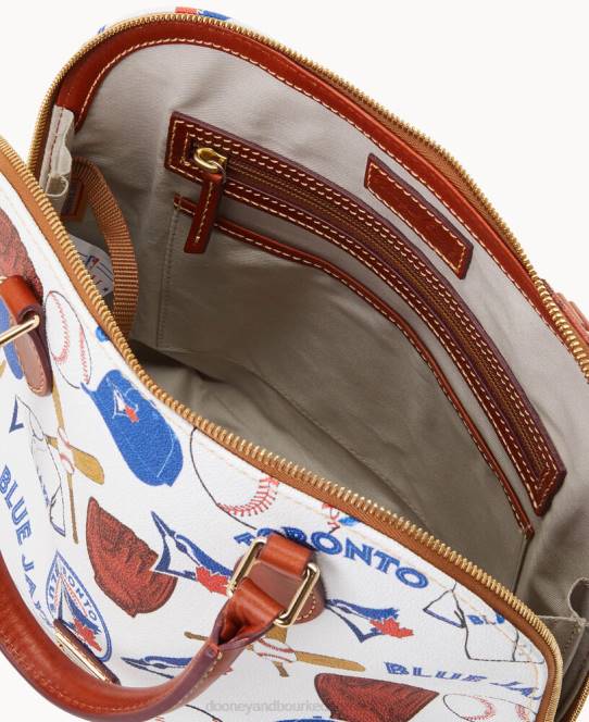 Dooney & Bourke mlb lynlåstaske med lynlås JV0J307 poser blåjaks