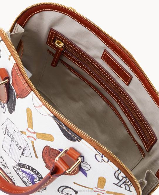 Dooney & Bourke mlb lynlåstaske med lynlås JV0J312 poser rockies