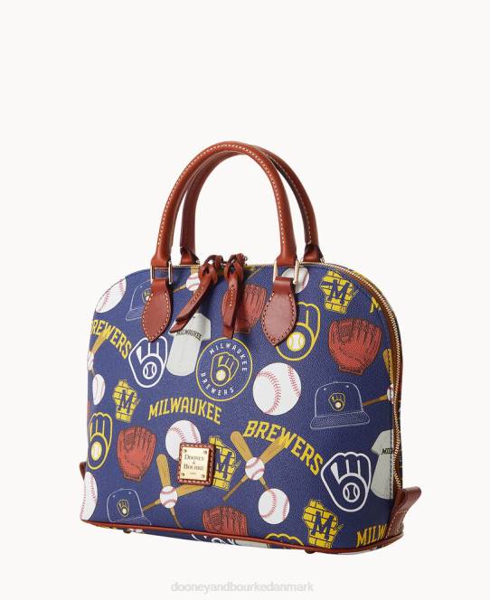 Dooney & Bourke mlb lynlåstaske med lynlås JV0J328 poser bryggere