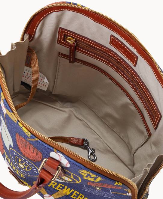 Dooney & Bourke mlb lynlåstaske med lynlås JV0J328 poser bryggere