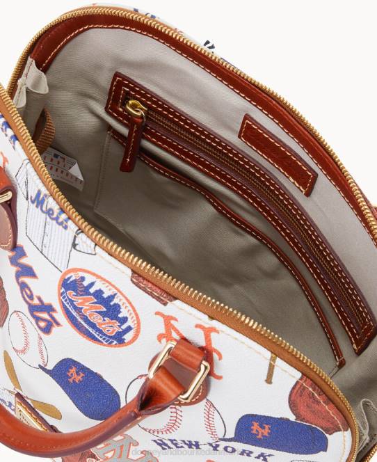 Dooney & Bourke mlb lynlåstaske med lynlås JV0J330 poser mets