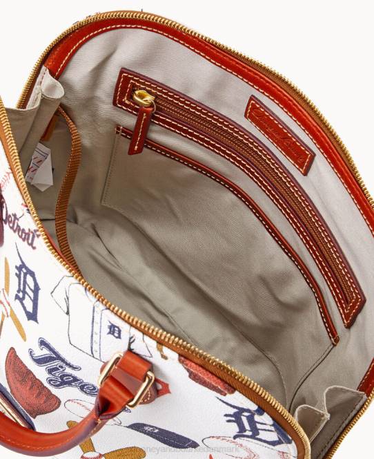 Dooney & Bourke mlb lynlåstaske med lynlås JV0J331 poser tigre