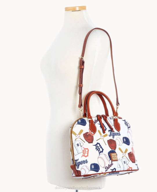Dooney & Bourke mlb lynlåstaske med lynlås JV0J331 poser tigre