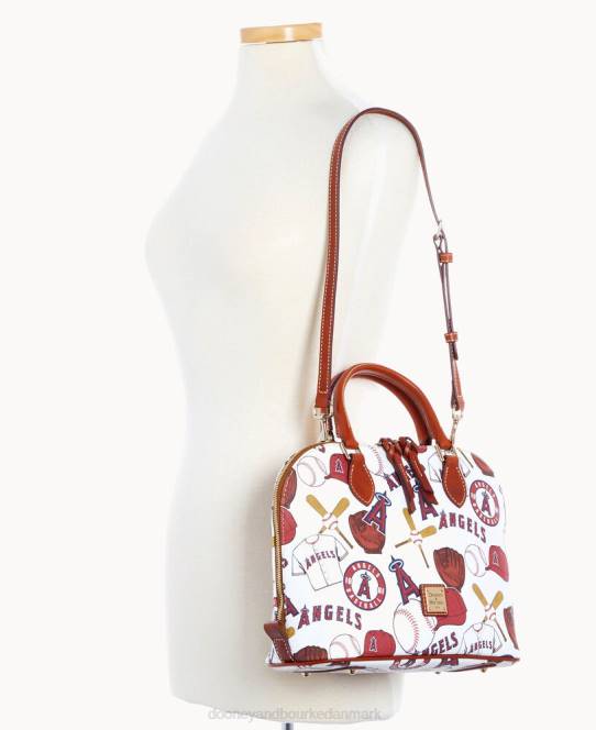 Dooney & Bourke mlb lynlåstaske med lynlås JV0J335 poser engle