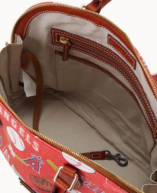 Dooney & Bourke mlb lynlåstaske med lynlås JV0J336 poser engle