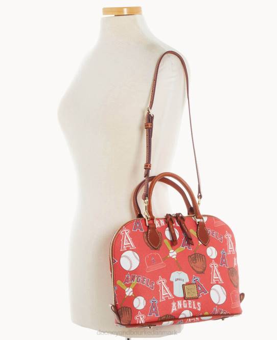 Dooney & Bourke mlb lynlåstaske med lynlås JV0J336 poser engle