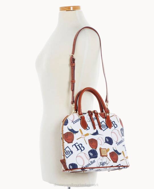 Dooney & Bourke mlb lynlåstaske med lynlås JV0J337 poser stråler