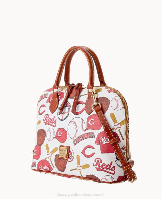 Dooney & Bourke mlb lynlåstaske med lynlås JV0J339 poser røde