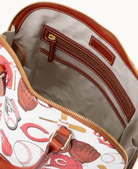 Dooney & Bourke mlb lynlåstaske med lynlås JV0J339 poser røde