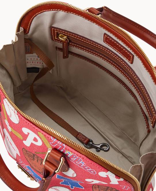 Dooney & Bourke mlb lynlåstaske med lynlås JV0J361 poser phillies