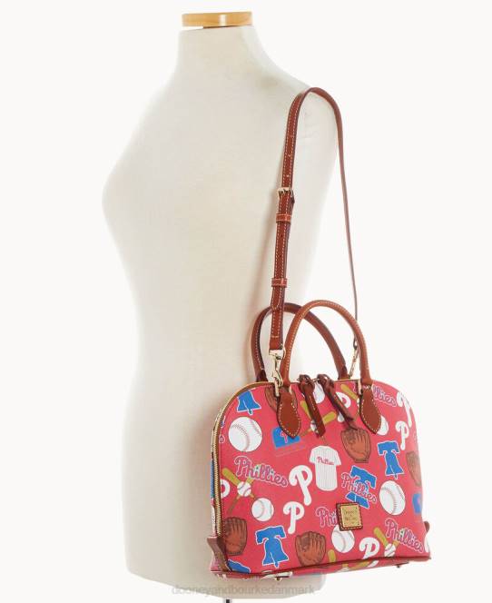 Dooney & Bourke mlb lynlåstaske med lynlås JV0J361 poser phillies