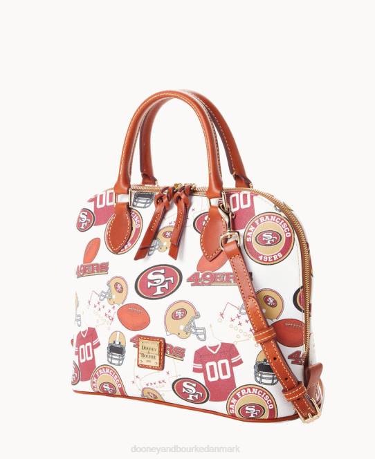 Dooney & Bourke nfl 49ers lynlåstaske med lynlås JV0J315 poser 49ers