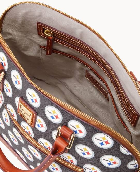 Dooney & Bourke nfl kuppeltaske med lynlås JV0J283 poser stålere