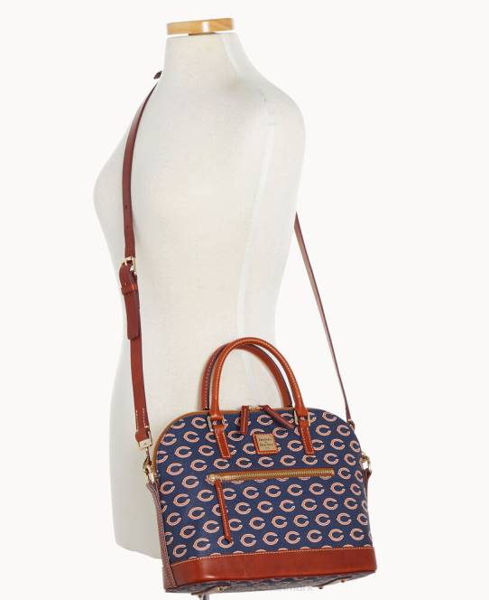 Dooney & Bourke nfl kuppeltaske med lynlås JV0J348 poser bjørne