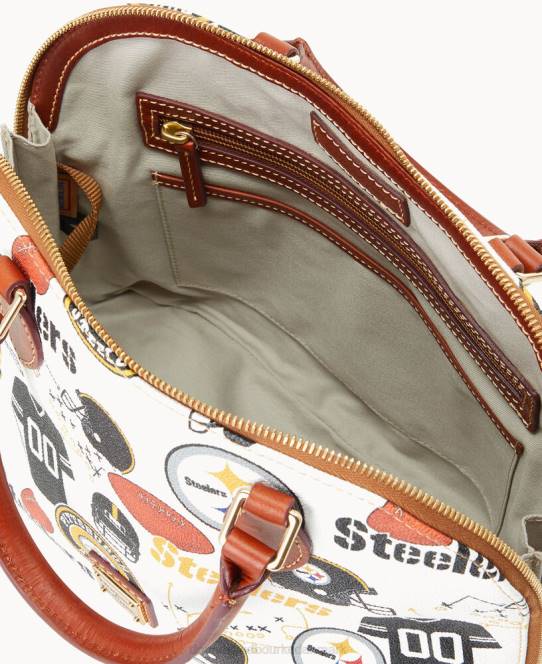 Dooney & Bourke nfl lynlåstaske med lynlås JV0J324 poser stålere